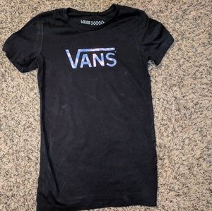 Womens Black Vans T Shirt